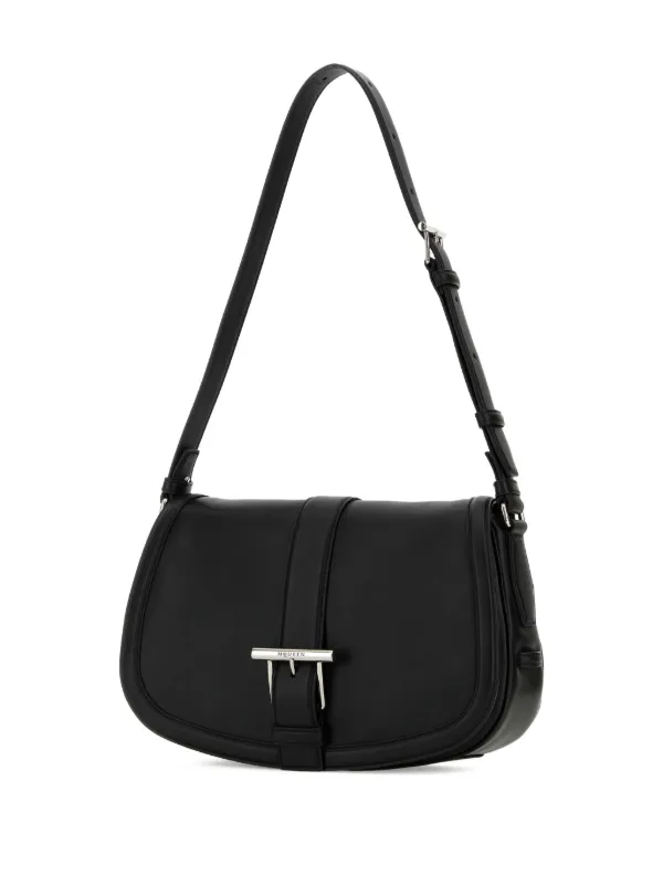 ALEXANDER McQUEEN ブラックハンドバッグ Alexander McQueen レザー ハンドバッグ | ブラック | FARFETCH JP