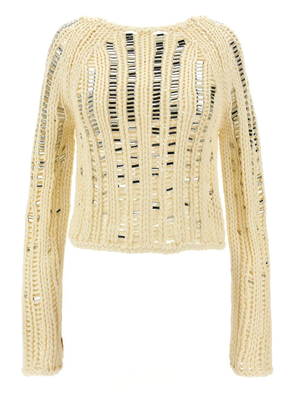 Ermanno Scervino Maglione con paillettes | toni neutri | Image 1