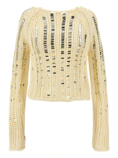 Pull brodé de sequins - Ermanno Scervino - Modalova