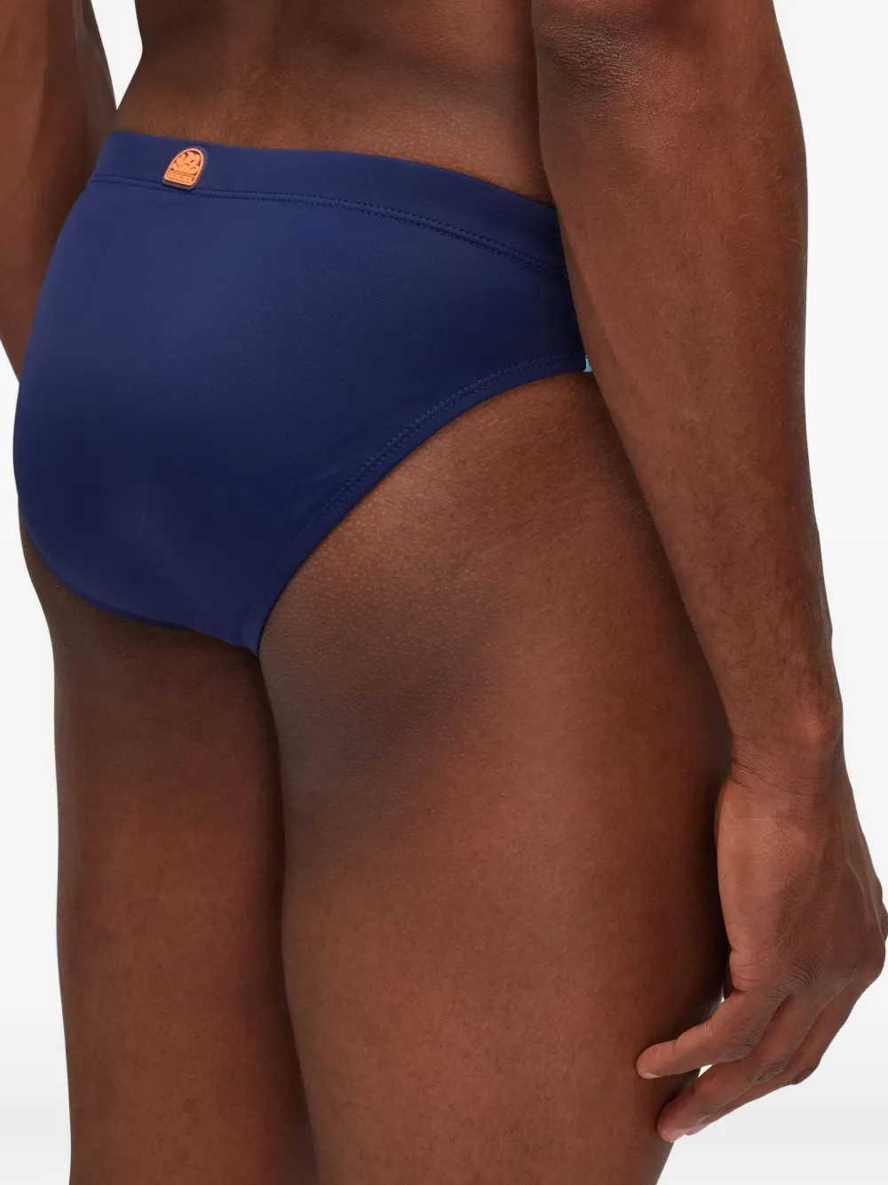 Sundek logo-detail drawstring swimming trunks Blauw