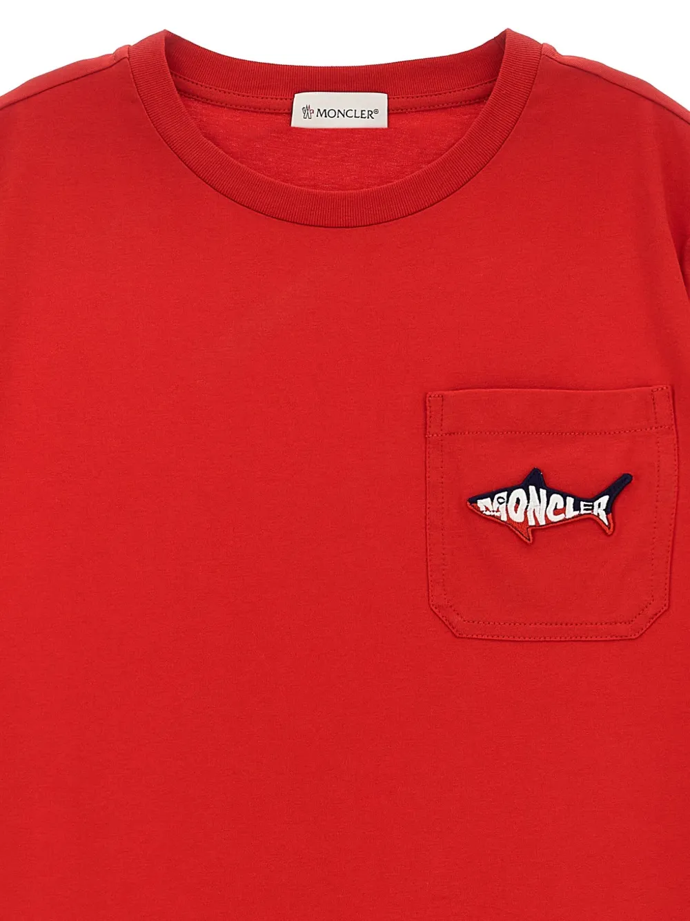 Moncler Enfant Squalo T-shirt Rood