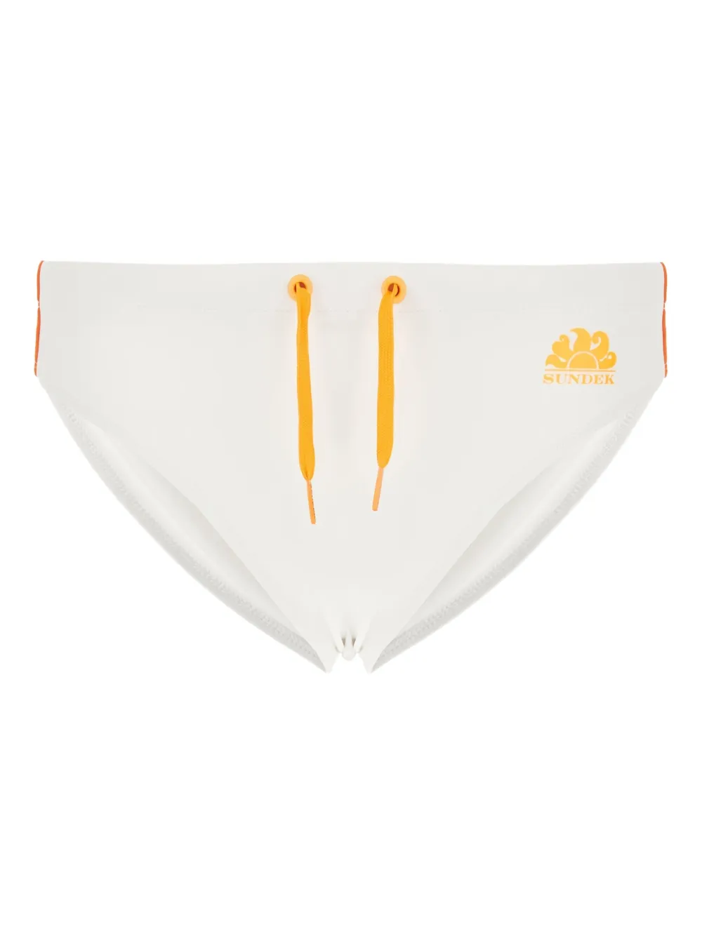 Sundek drawstring swimming trunks - ホワイト Sundek drawstring swimming trunks - ホワイト