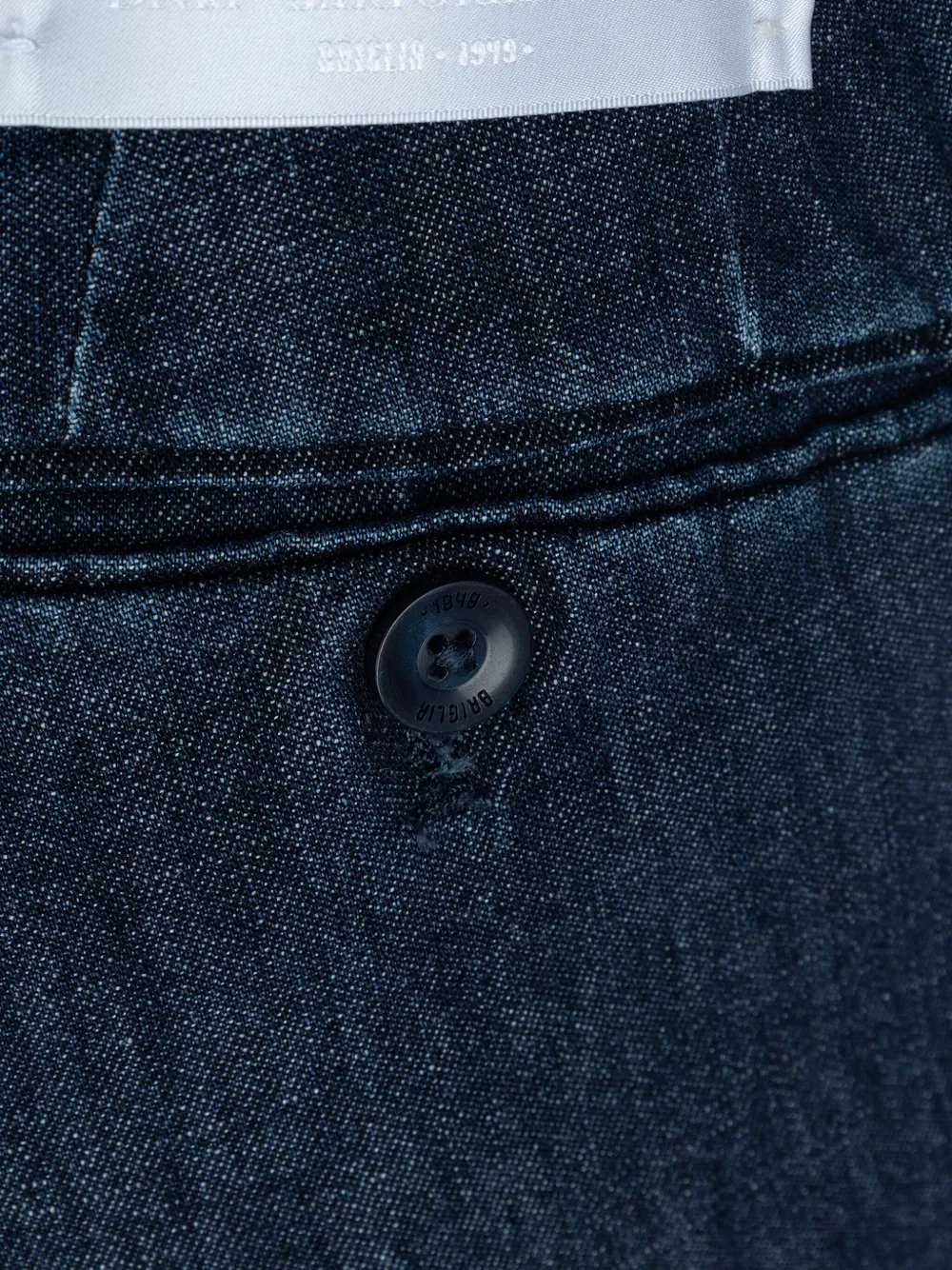 Briglia 1949 Broek met logolabel Blauw