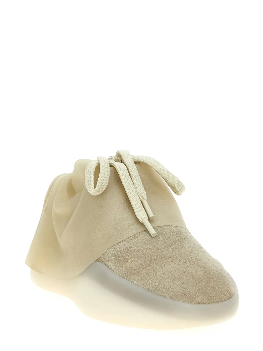 Fear Of God Mid-top Suede And Bead Sneakers. In Neutrals