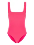 Sundek logo-patch swimsuit - Pink