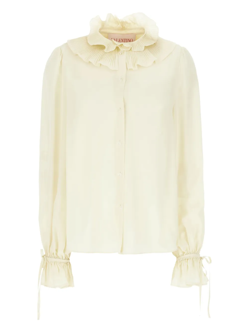 Valentino Garavani Zijden blouse Beige