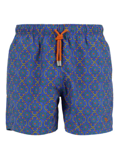Gallo patterned drawstring swim shorts