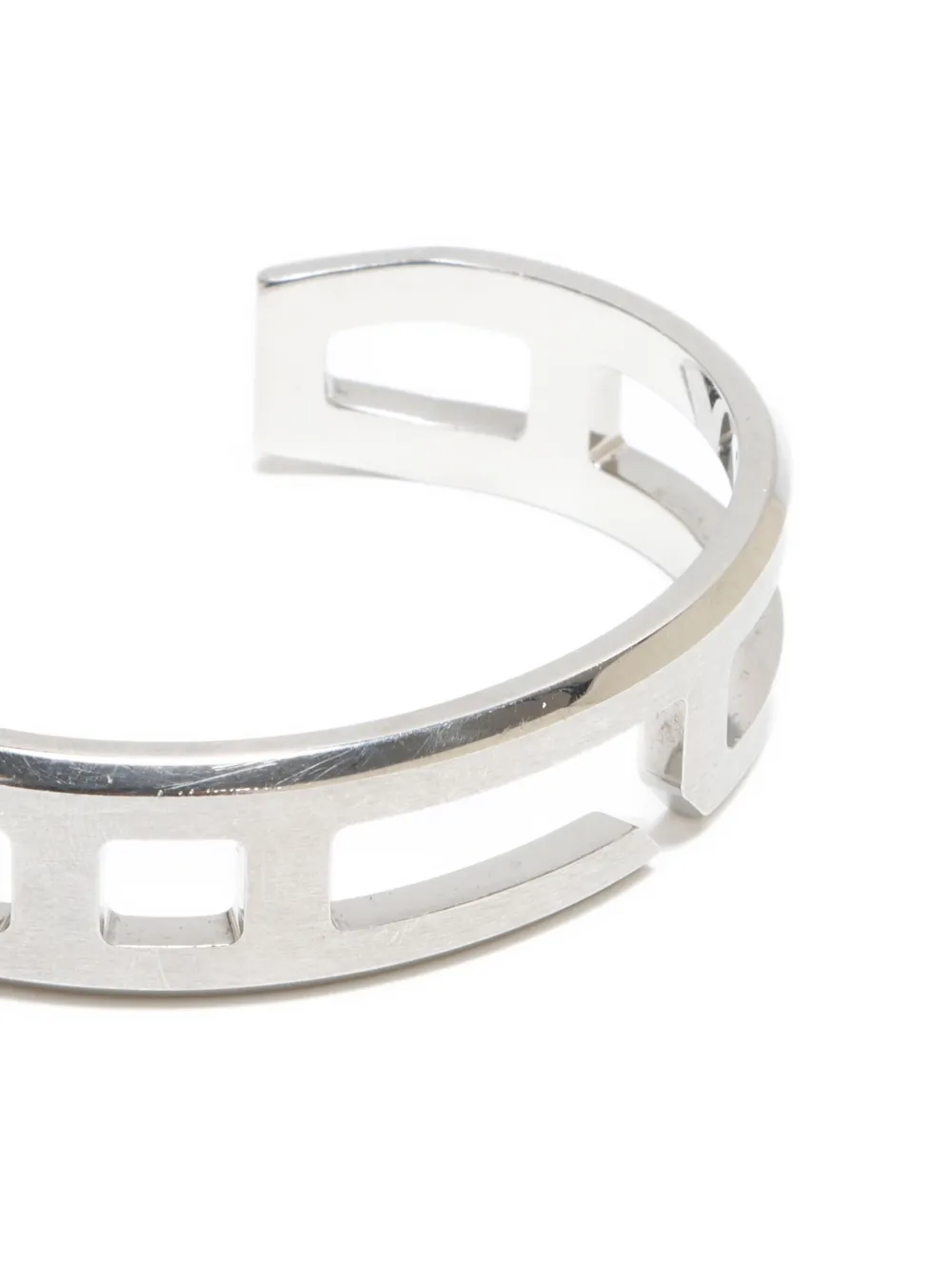 Pre-owned Hermes 2000-2020s Play T4 Bangle In 银色