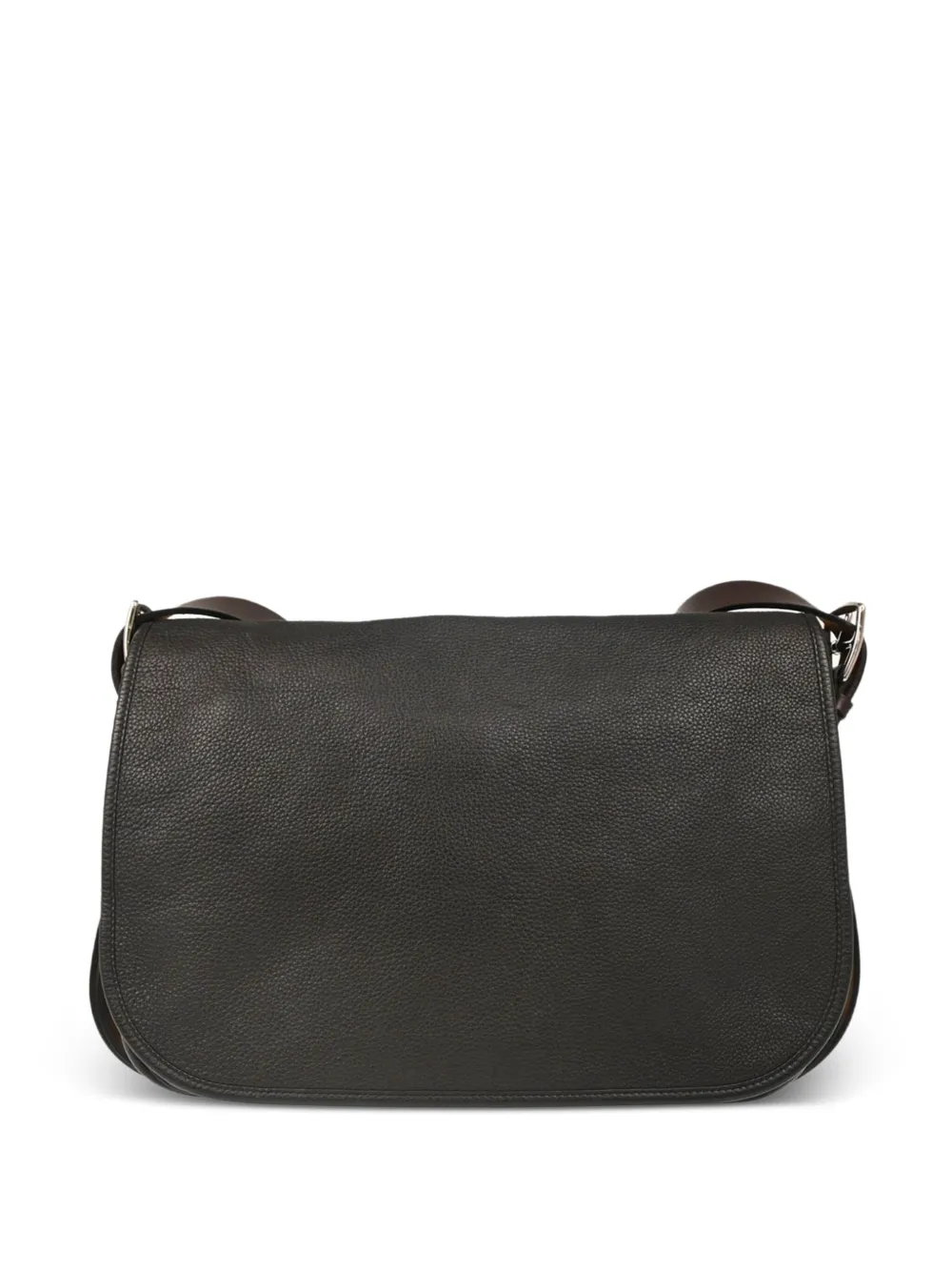 Pre-owned Hermes 2015 Barda 35 Shoulder Bag In Black