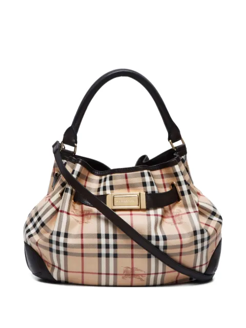 Burberry Pre-Owned شنطة كتف 'هايماركت تشيك' 2020-2000