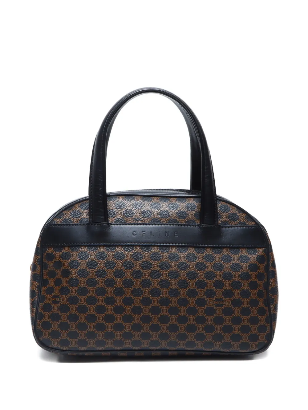 Céline Pre-Owned 2010s Macadam-patterned handbag | Black | Image 1
