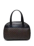 Céline Pre-Owned 2010s Macadam-patterned handbag - Black
