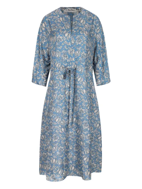 'S Max Mara vestido midi con estampado floral