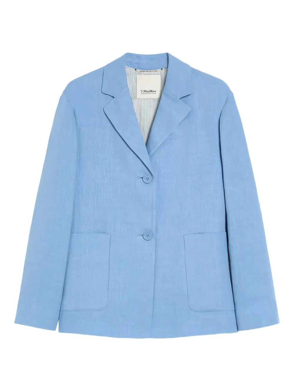 'S Max Mara Linnen blazer Blauw