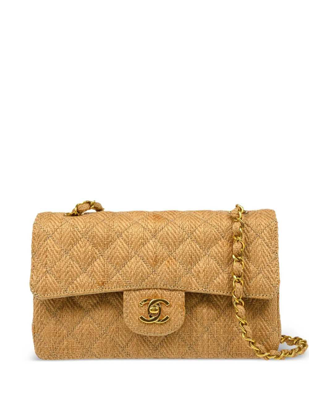 CHANEL Pre-Owned 1995 small Classic Double Flap shoulder bag | Neutrals | Image 1