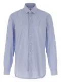 Barba striped button-up shirt - Blue