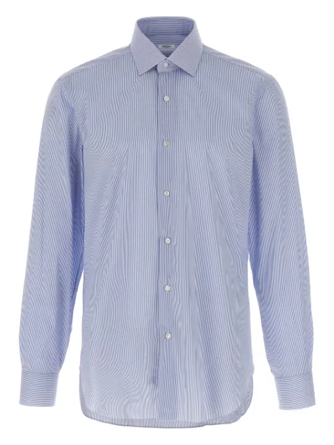 Barba striped button-up shirt