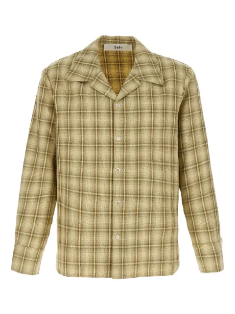 Séfr Ignacio plaid-checked shirt
