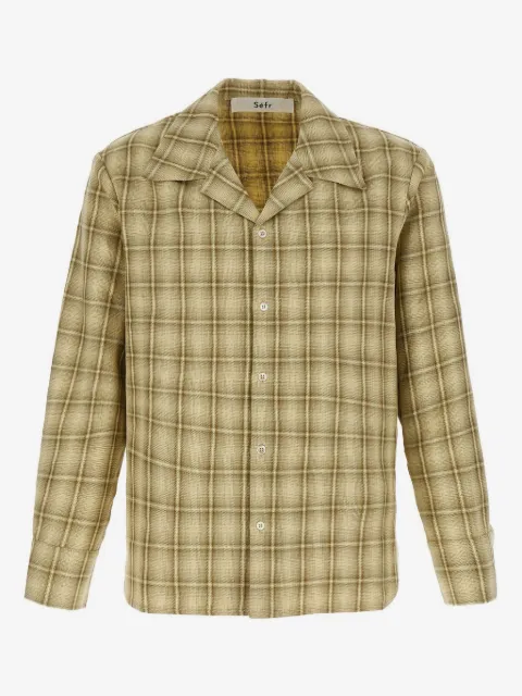 Séfr Ignacio plaid-checked shirt