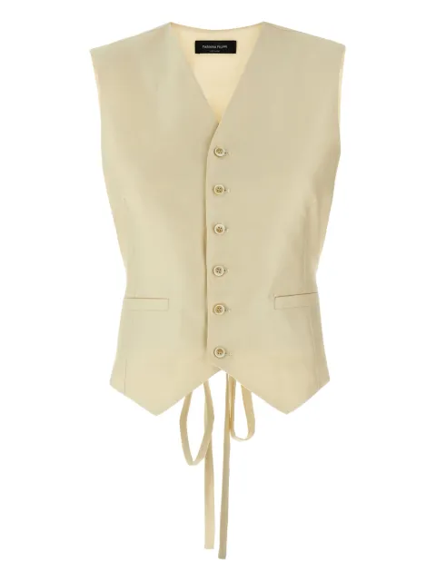 Fabiana Filippi button-front waistcoat