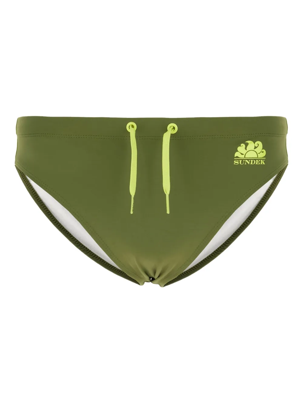 Sundek drawstring swimming trunks - グリーン Sundek drawstring swimming trunks - グリーン