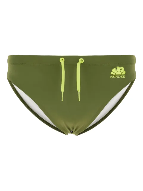 Sundek drawstring swimming trunks