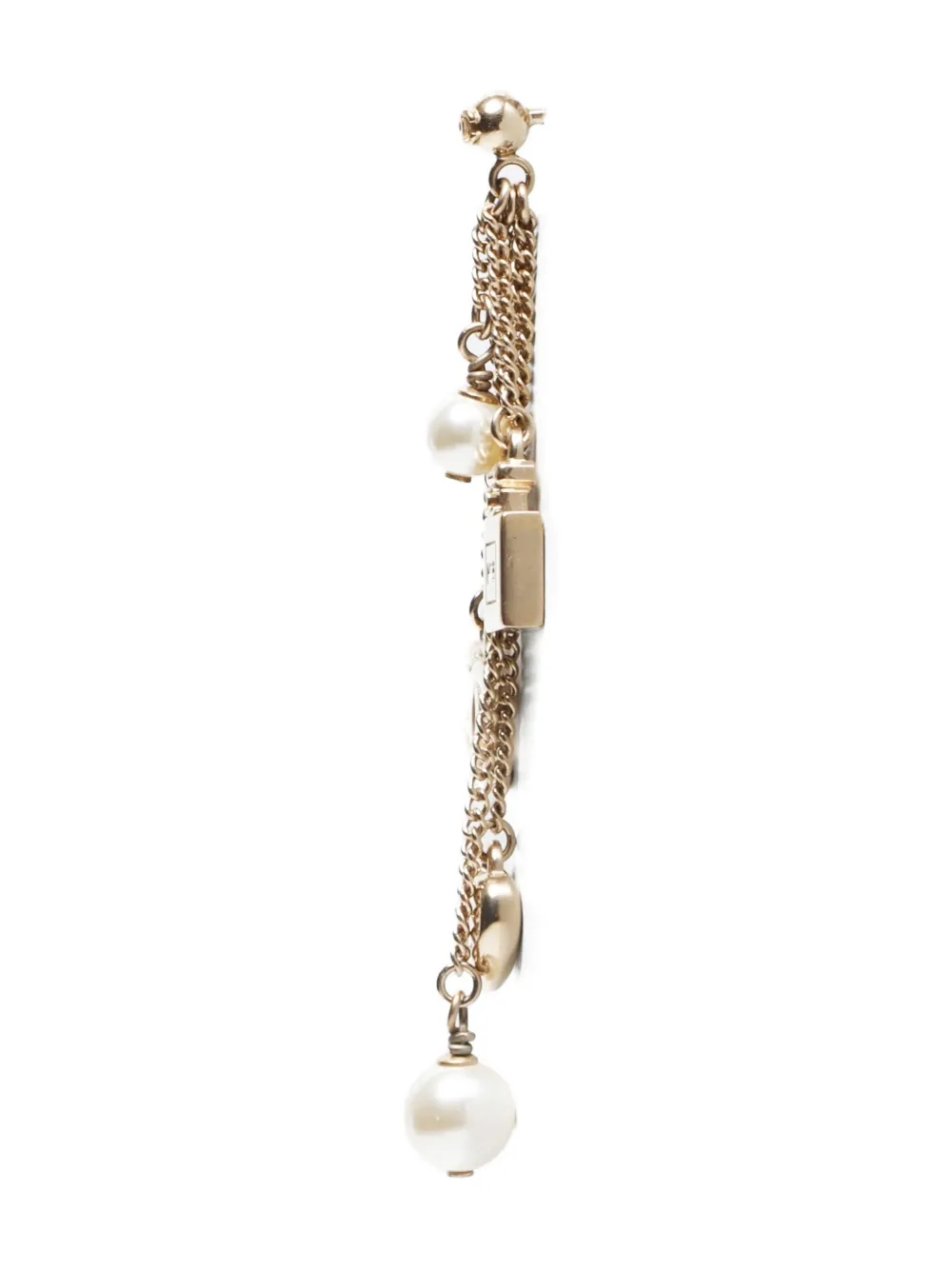 CHANEL Pre-Owned 2018 Interlocking CC drop earrings | Image 2