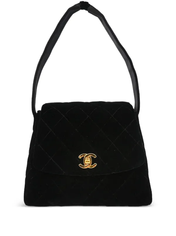 CHANEL Pre-Owned 1997 キルティング ハンドバッグ | ブラック