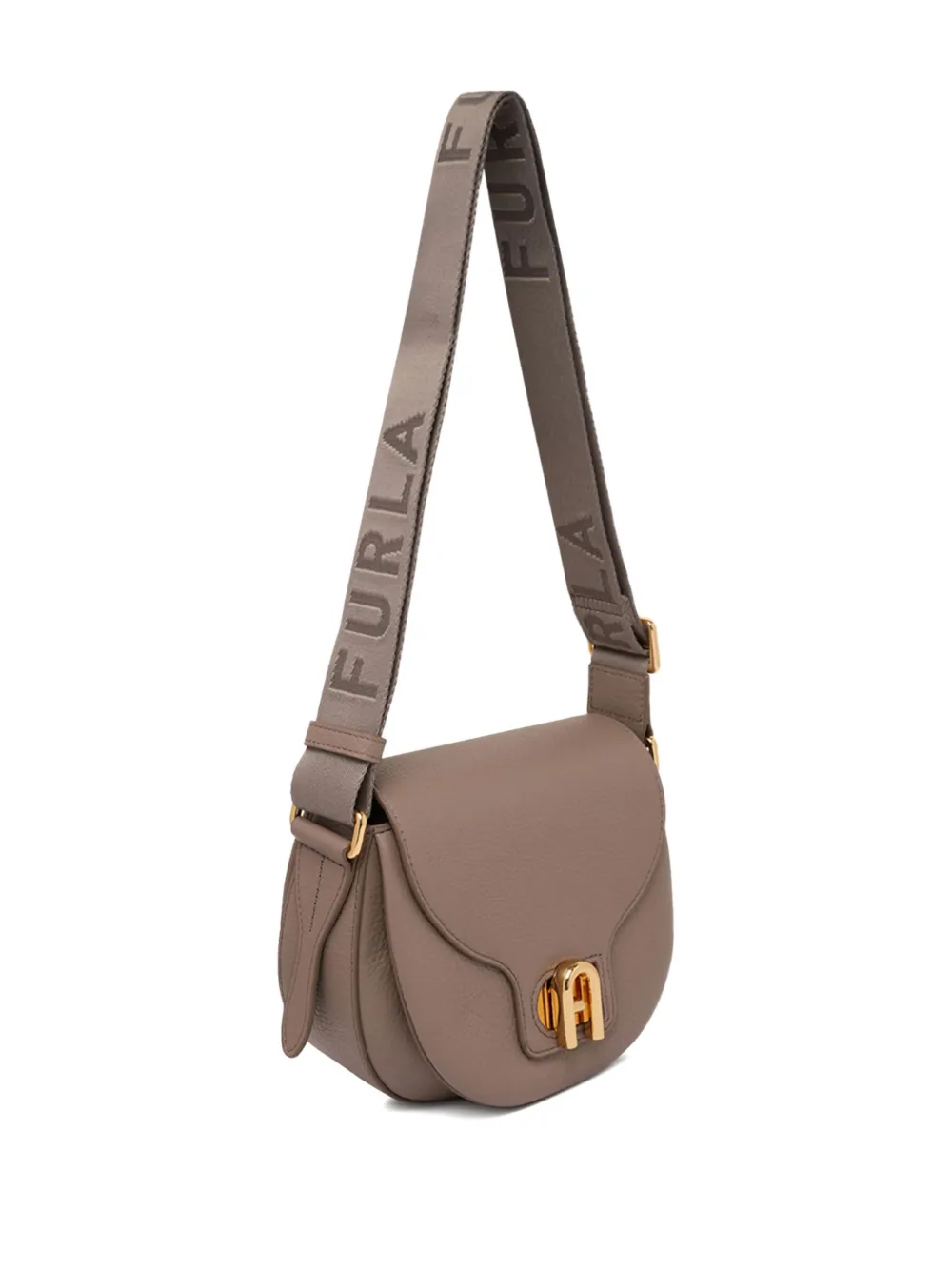 Furla Lotus kleine crossbodytas Grijs