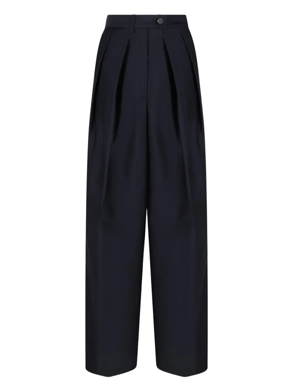 Nine In The Morning Broek met wijde pijpen Blauw