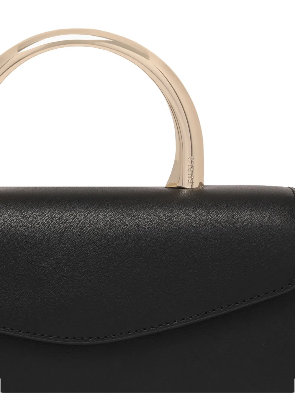 Furla Meridiana mini-shopper Zwart