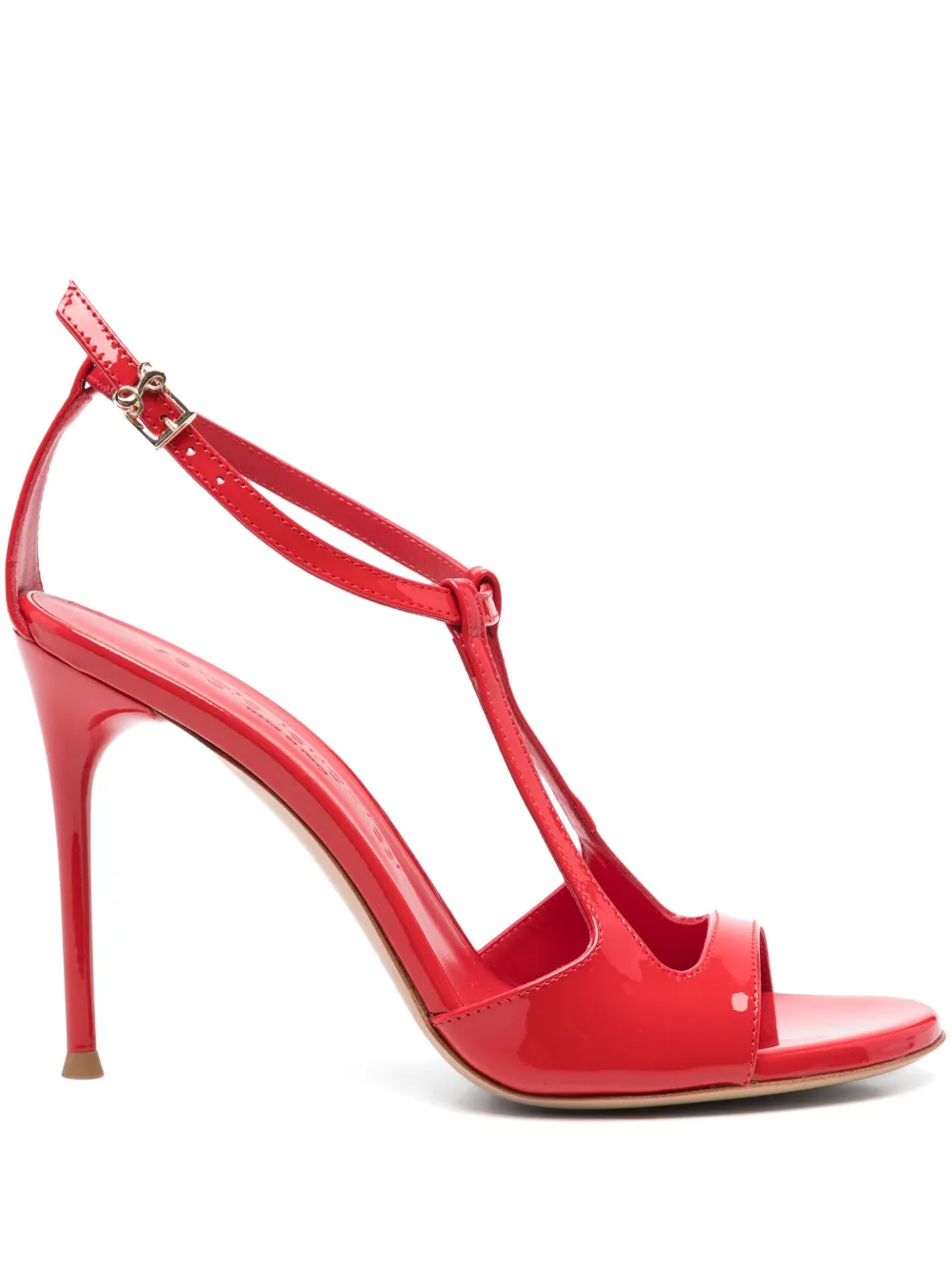Sergio Levantesi 100mm Ryana sandals Red