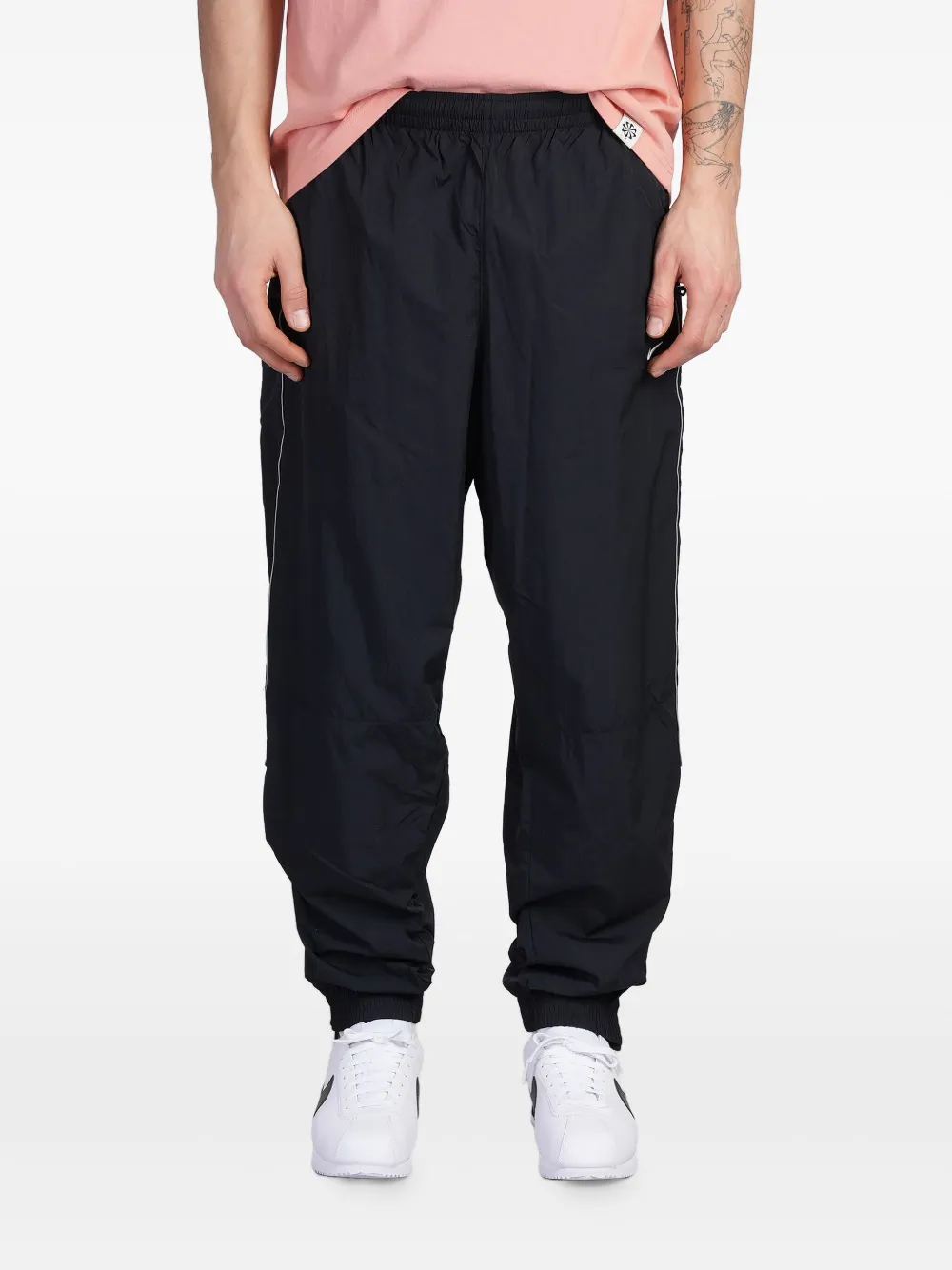 Nike Solo Swoosh track pants | Black | Image 1