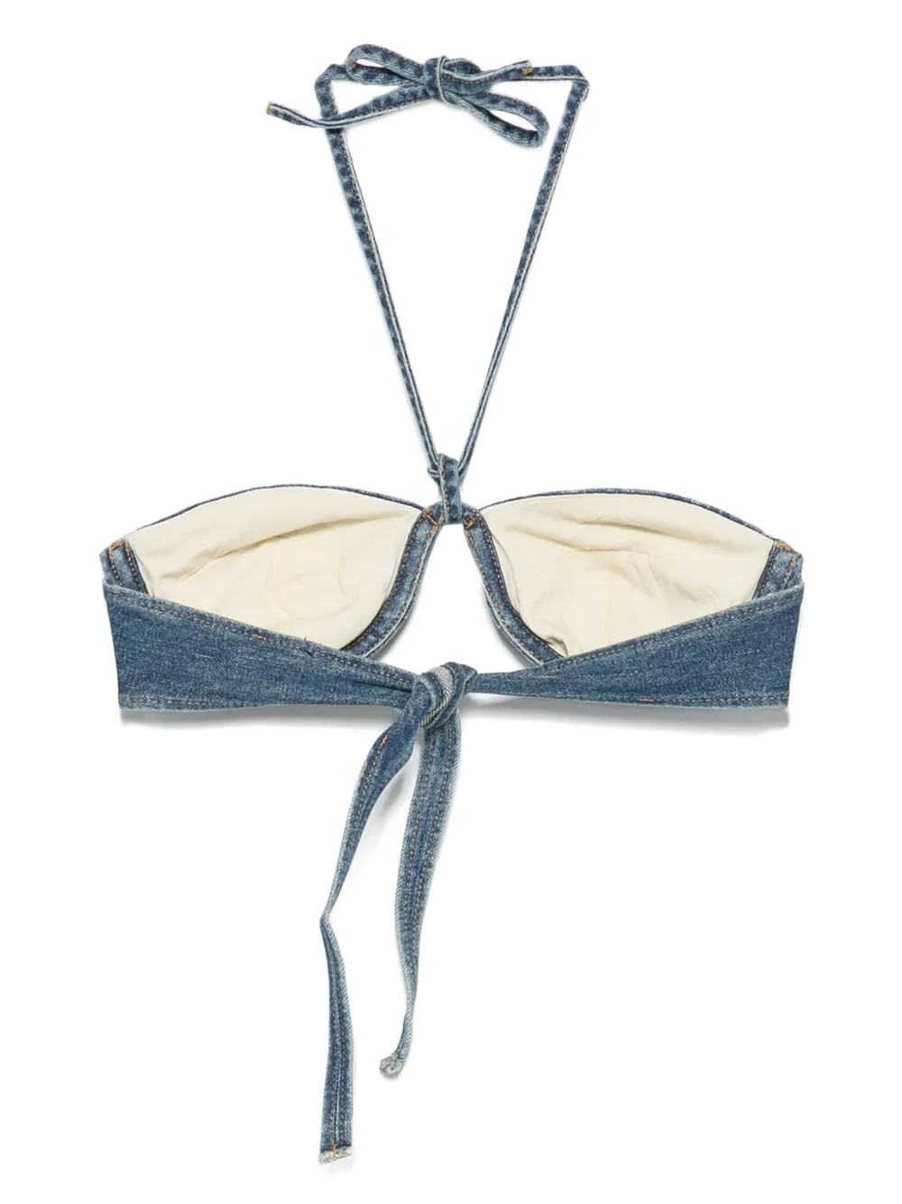 mvp wardrobe denim crop top | Vests & Tank Tops | Image 2