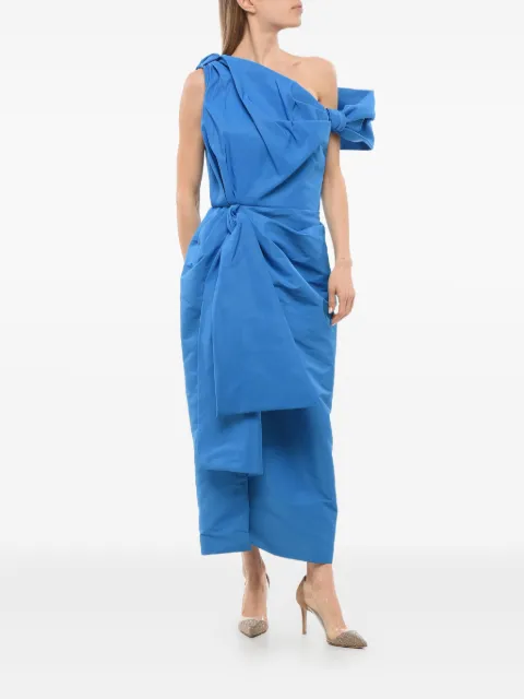 Alexander McQueen فستان ميدي بثنيات