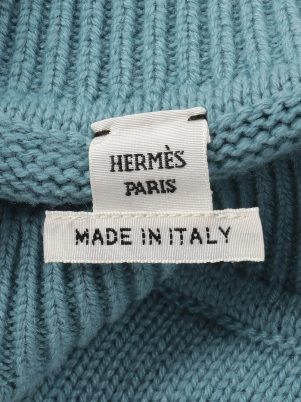 Pre-owned Hermes 2010s Lettres Equestres Sweater In Blue