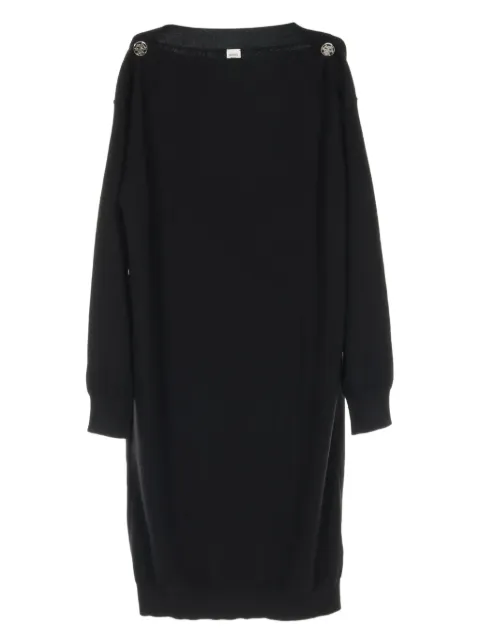 Hermès Pre-Owned 2010s Exlibris knitted dress 