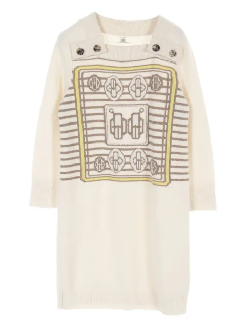 Hermès Pre-Owned 2010s Bouclerie Moderne mini dress