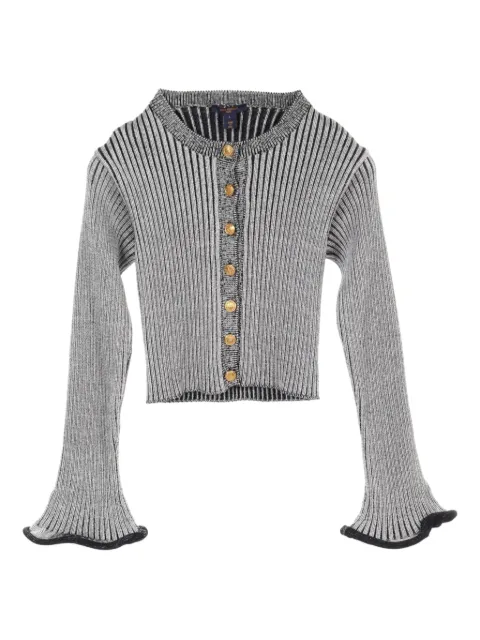 Louis Vuitton Pre-Owned 2010s ribbed-knit cardigan