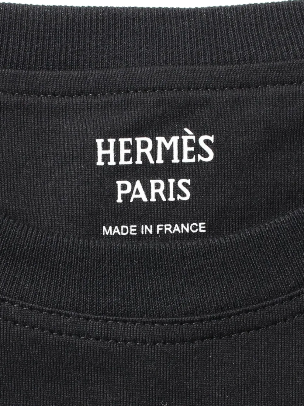 Pre-owned Hermes 2010s Micro Cartouche T-shirt In Black