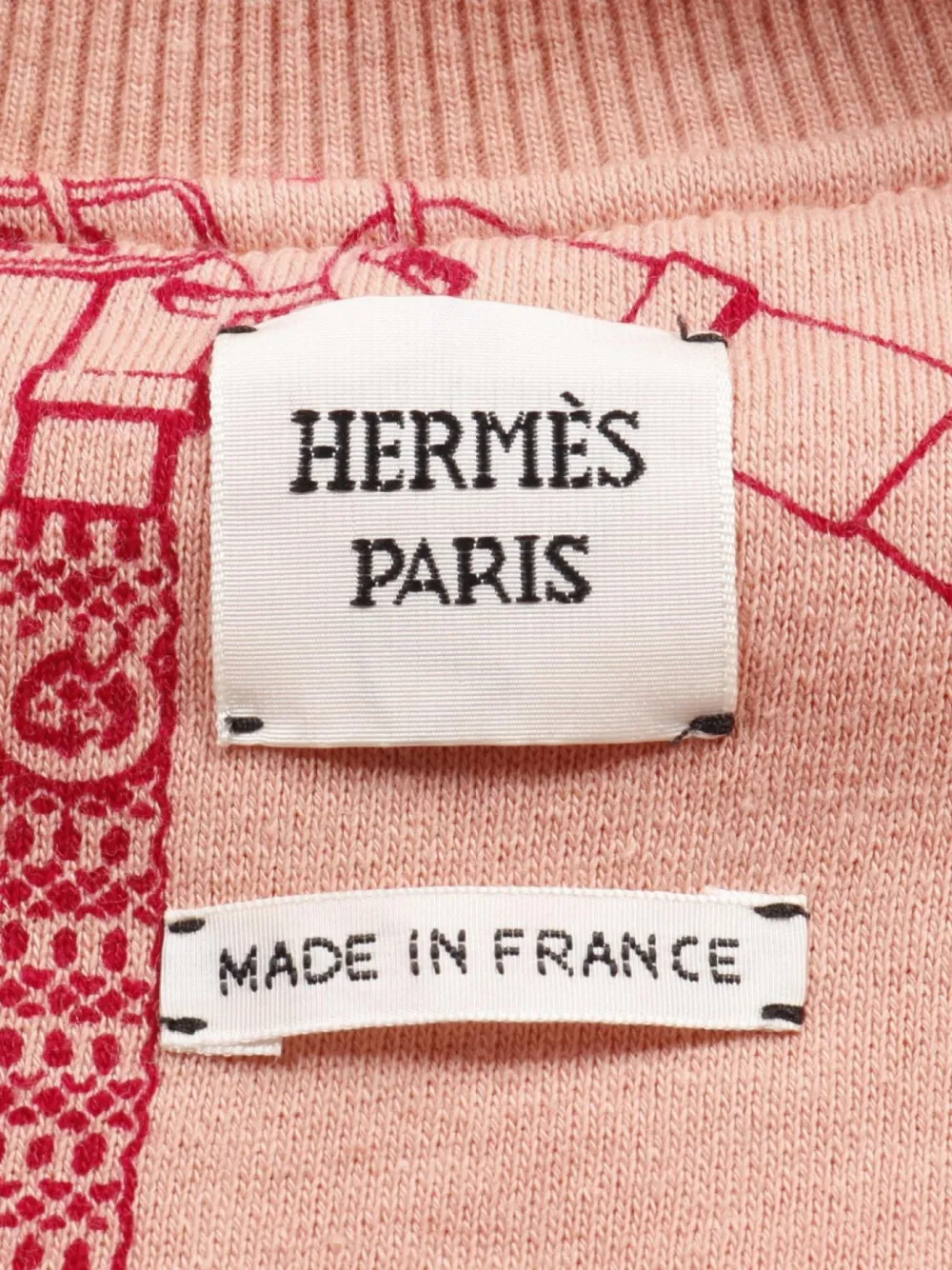 Pre-owned Hermes 2010s Tresor De Medor Bomber Jacket In Pink
