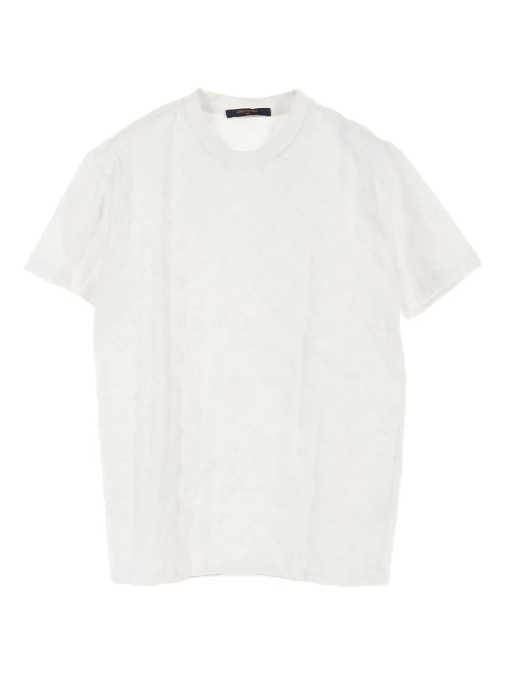 10's monogram-flocked T-shirt