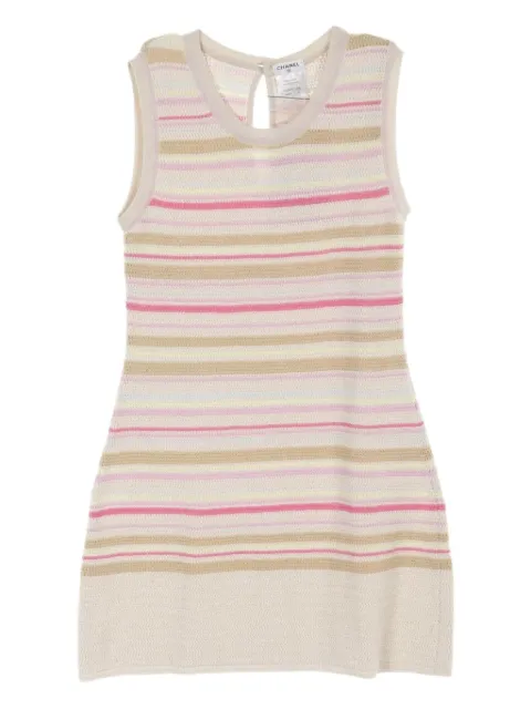 CHANEL Pre-Owned Abito corto in maglia 1986-1988