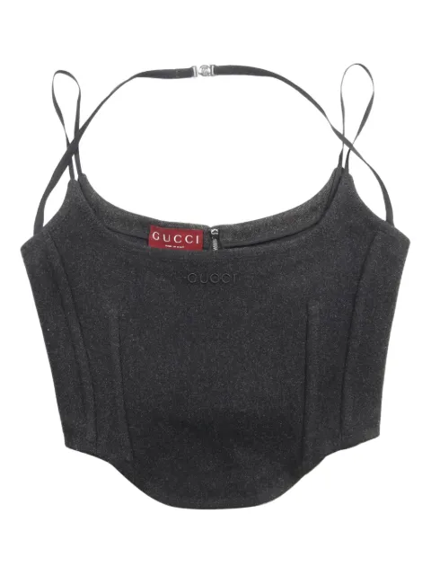 Gucci Pre-Owned top estilo corset 2010