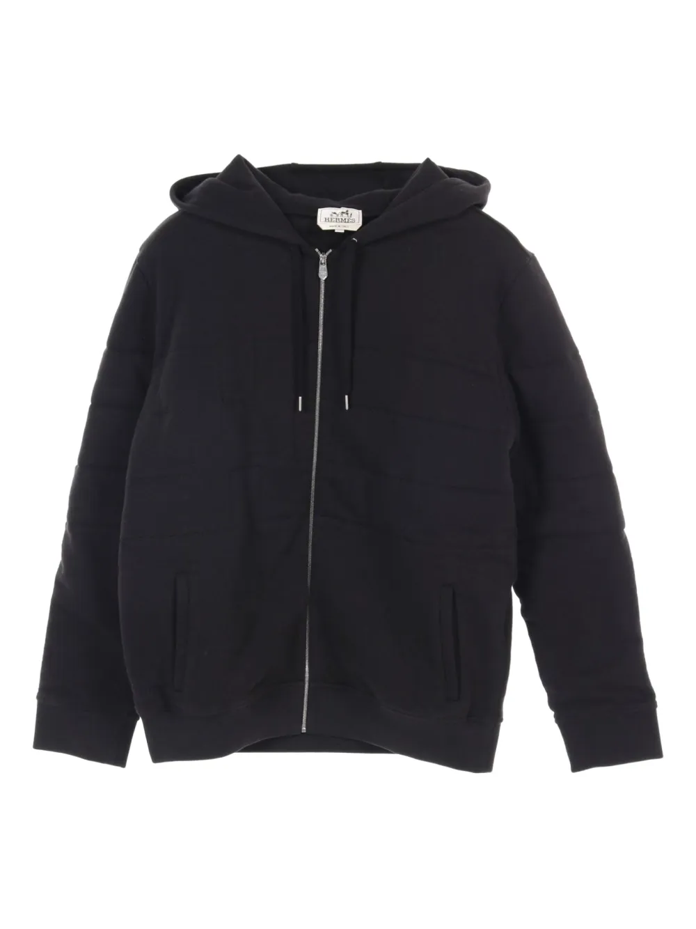 Hermès Pre-Owned hoodie de algodón con cierre 2010 | negro | Image 1