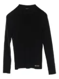 CHANEL Pre-Owned 1986-1988 Coco Mark jumper - Black