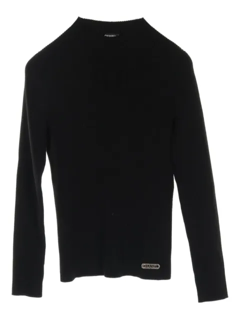 CHANEL Pre-Owned 1986-1988 Coco Mark jumper