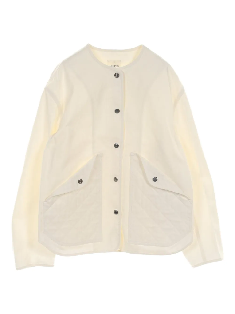 Hermès Pre-Owned 10's equestrian-detail jacket | Neutrals | Image 1