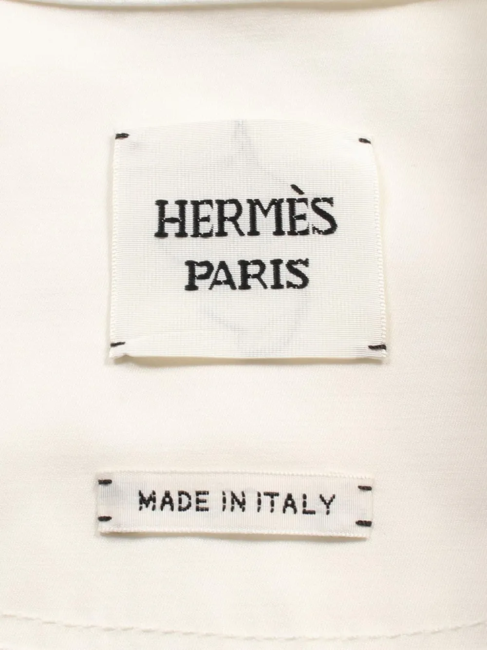 Pre-owned Hermes 10's Equestrian-detail Jacket In Neutrals