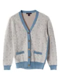 Louis Vuitton Pre-Owned 2010s Since 1854 monogram-pattern cardigan - Grey